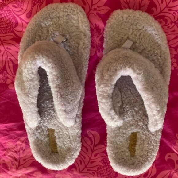 OLUKAI KIPE'A HEU LILAC SHEERLING FLIP FLOPS SANDALS HAWAII INSPIRED NICE COZY 9 - Picture 4 of 12